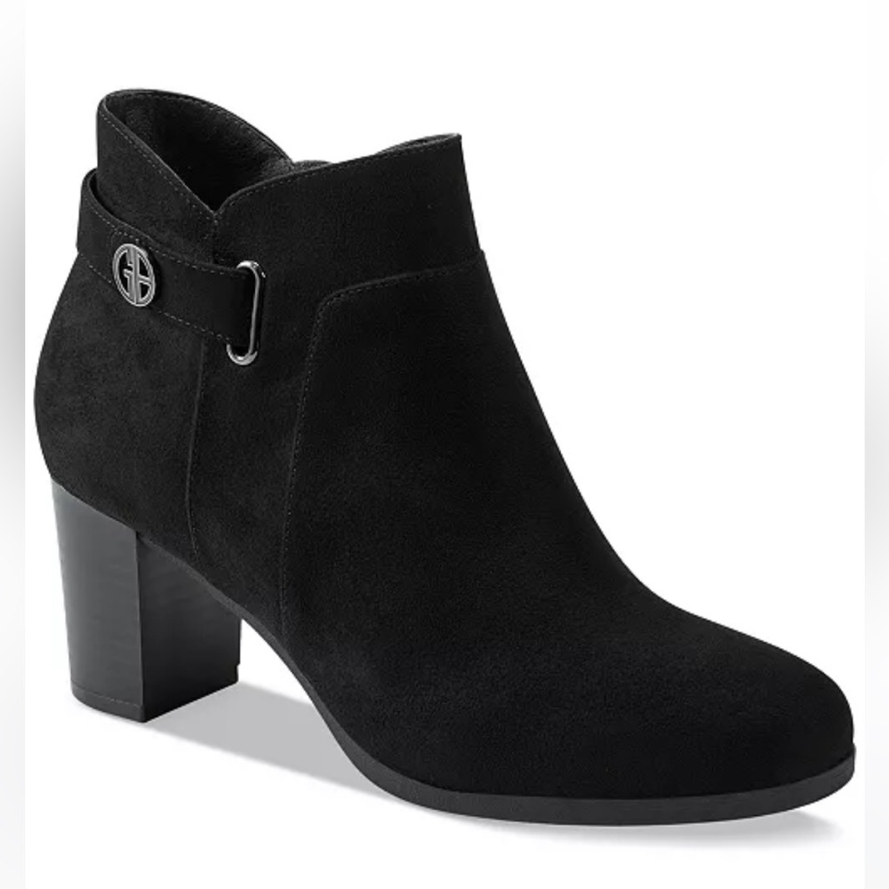 Black Suede Ankle Boots